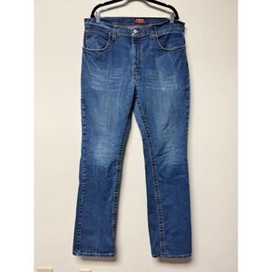 BULWARK Men's Flame Resistant Relaxed Fit Bootcut Jeans With Stretch, Sz 36 x 36